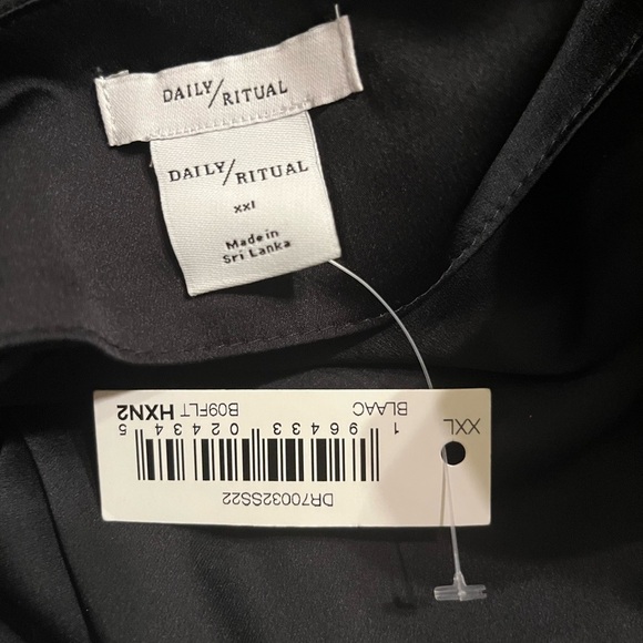 Daily Ritual Women's Georgette Slip Skirt XXL - Picture 7 of 7